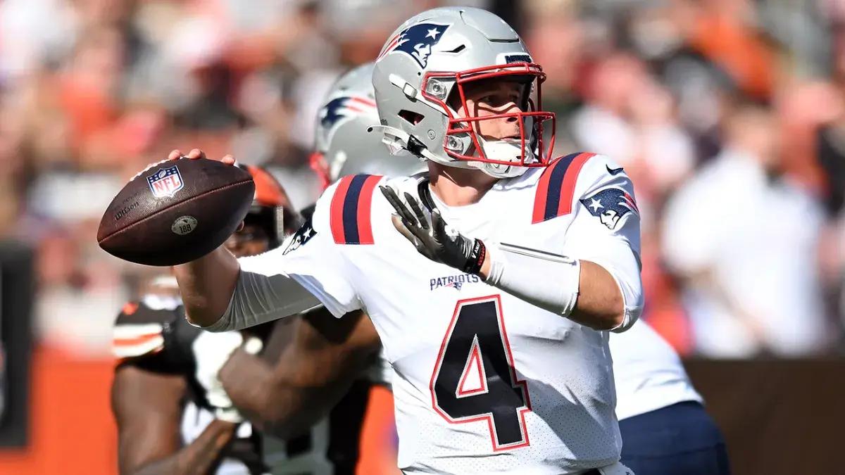 New England Patriots QB Bailey Zappe